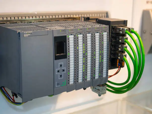 Advanced PLC control panel solutions used for industrial automation, machine control, and smart factory systems.