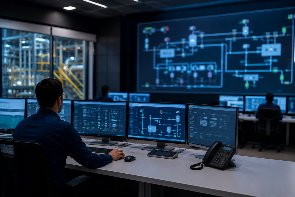 SCADA redundancy high-availability industrial control room