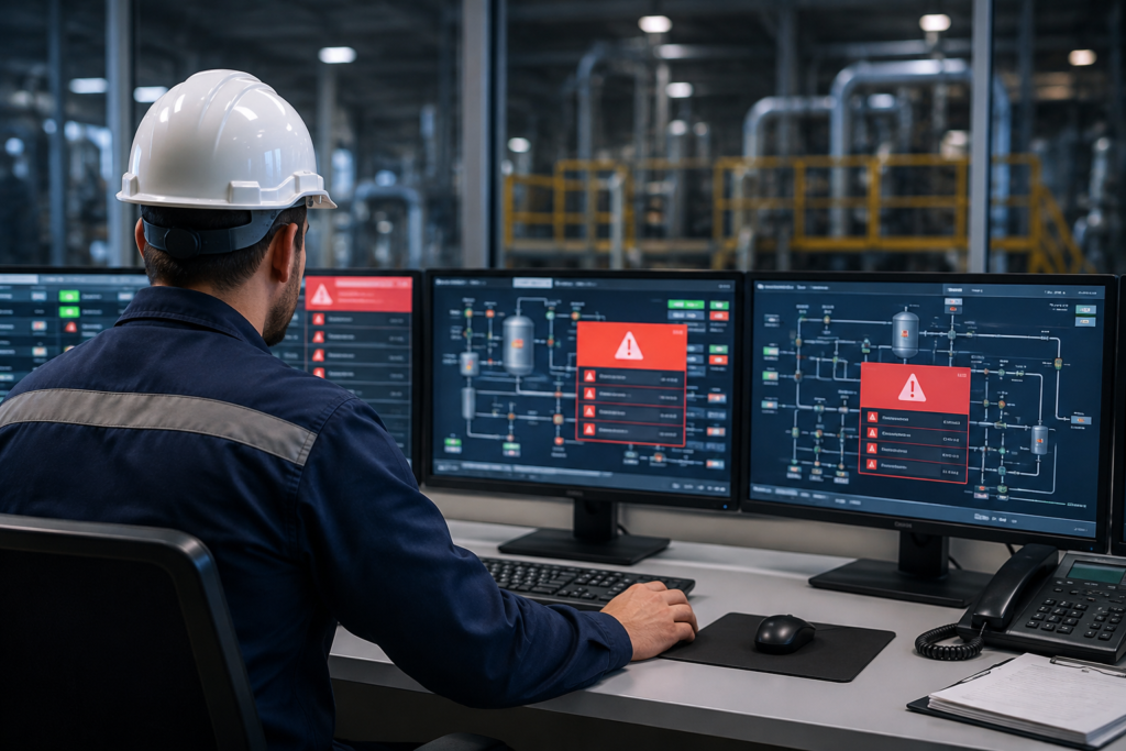 SCADA Alarm Management in an industrial control room