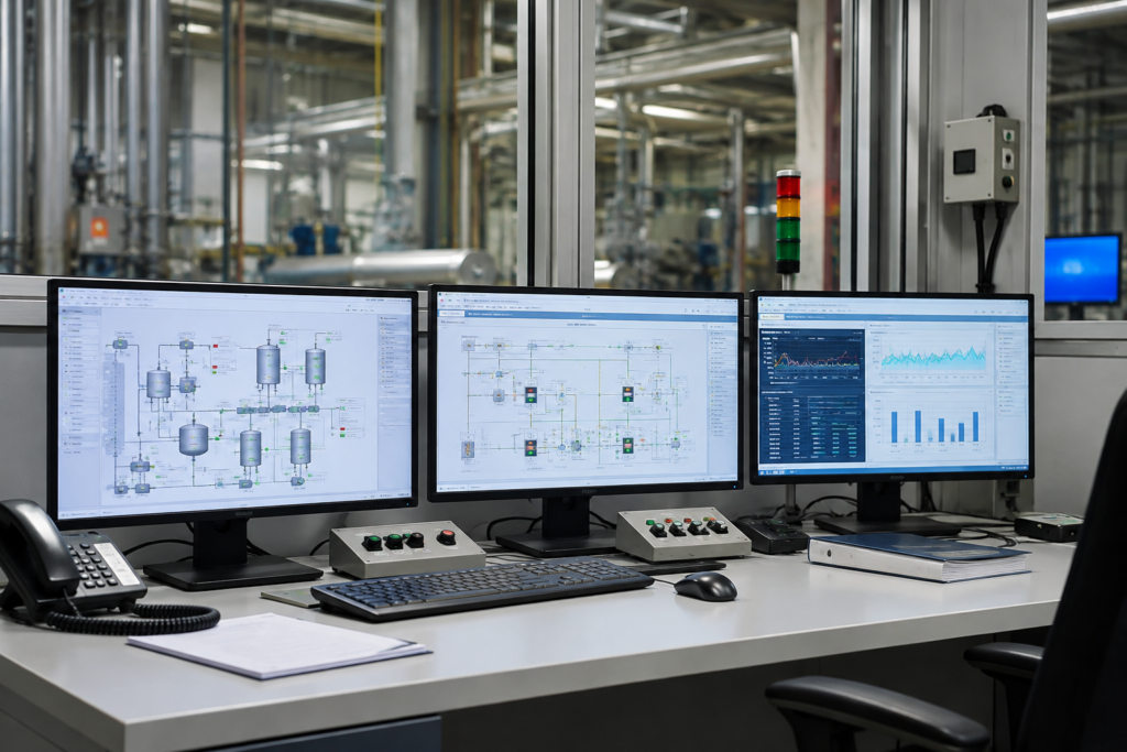 SCADA control room for disaster recovery and backup strategies