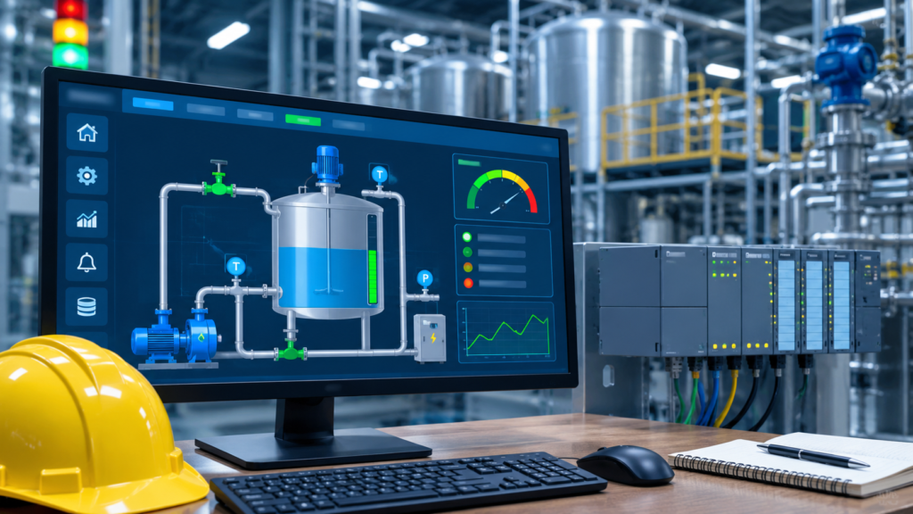 How Does SCADA Work in an industrial control system