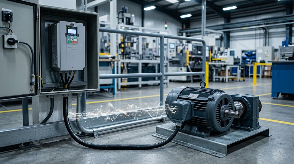 VFD motor noise in industrial automation