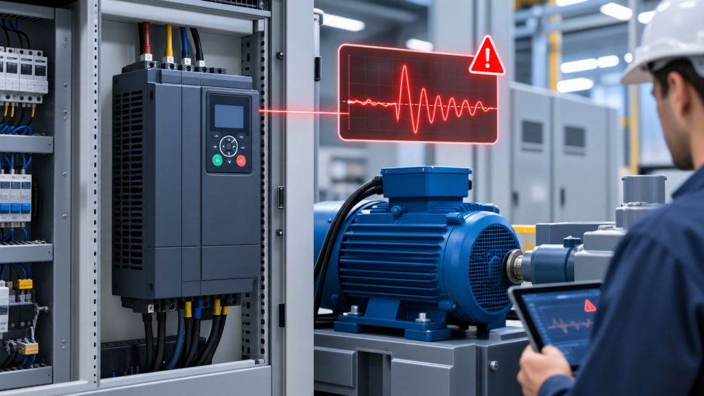 VFD Overvoltage Fault in an industrial motor control system