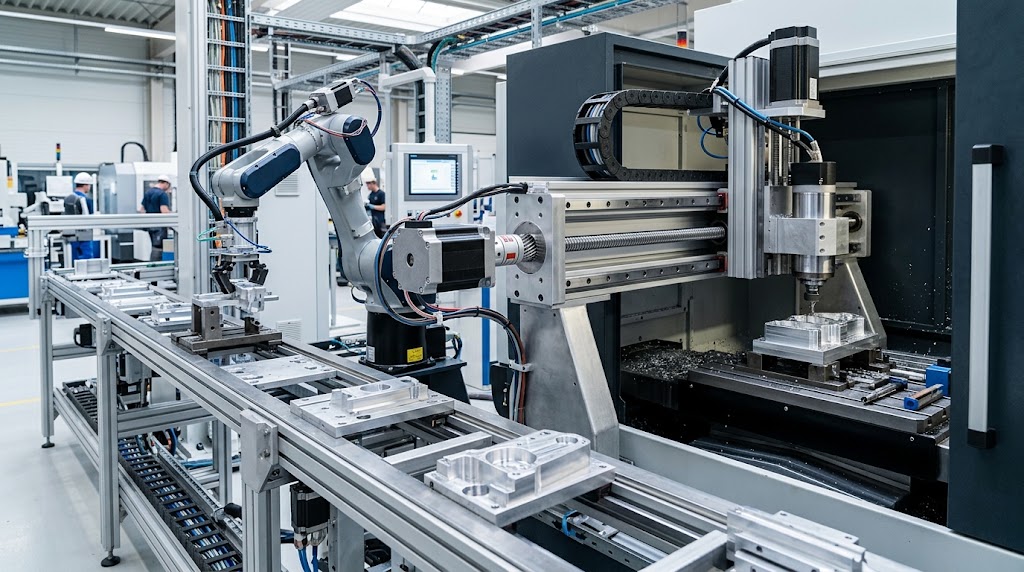 Stepper motor applications in industrial automation